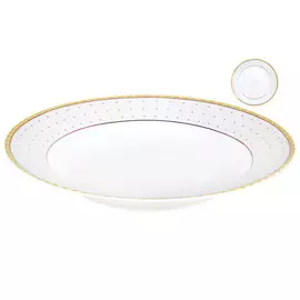 тарелка QUINSBERRY Harrington 19см глубокая костяной фарфор