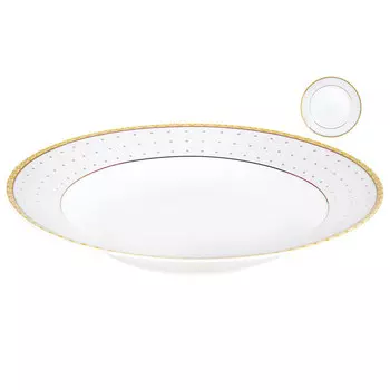 тарелка QUINSBERRY Harrington 19см глубокая костяной фарфор