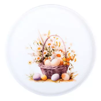 тарелка QUINSBERRY Пасха 21см десертная фарфор под.уп.