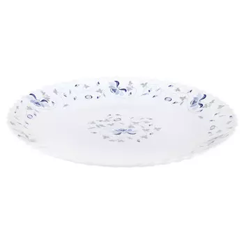 тарелка Синяя вуаль 24см обеденная стеклокерамика