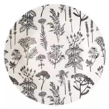 тарелка STOCKHAUS Botanica 20см десертная фарфор