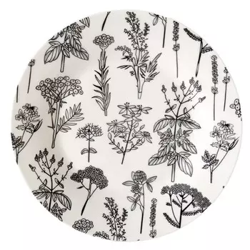 тарелка STOCKHAUS Botanica 23см обеденная фарфор