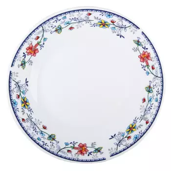 тарелка STOCKHAUS Флорис 23см обеденная фарфор