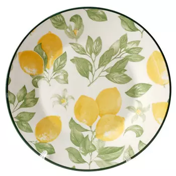тарелка STOCKHAUS Lemon 20см десертная фарфор