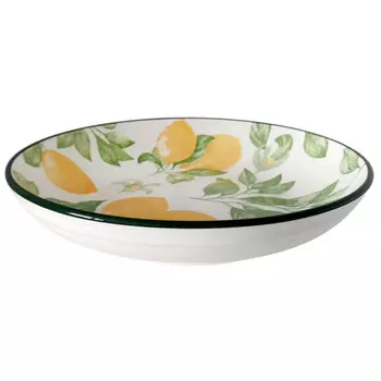 тарелка STOCKHAUS Lemon 20см глубокая фарфор