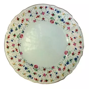 тарелка THUN Bernadotte Цветочный декор 19см десертная фарфор