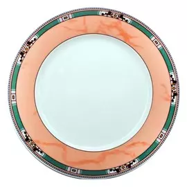 тарелка THUN Cairo Розовый декор, мини кант 19см десертная фарфор