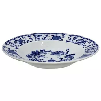 тарелка THUN Натали Луковичный узор 23см глубокая фарфор