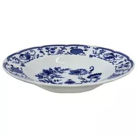 тарелка THUN Натали Луковичный узор 23см глубокая фарфор