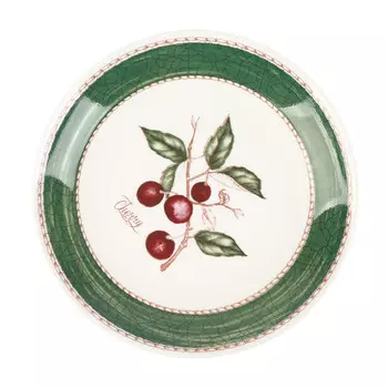 тарелка TODELIA Летняя 21,5см десертная костяной фарфор