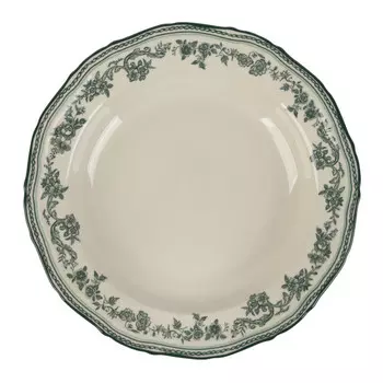 тарелка TODELIA Усадьба 22,7см глубокая костяной фарфор