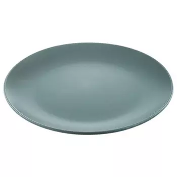 тарелка WALMER Global 24см обеденная керамика серый
