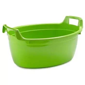 таз ПОЛИМЕРБЫТ 16л овальный с ручками пластик