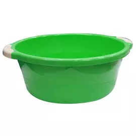 таз Волна 6л 33,5см круглый с ручками пластик в ассортименте