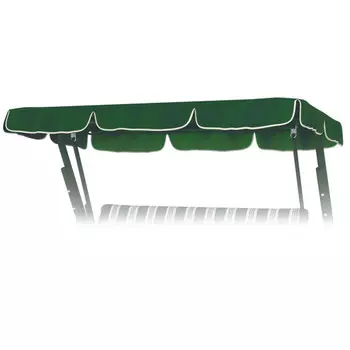 тент для качелей 235х155x15см без АМС зеленый