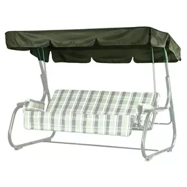 тент для качелей 214х126х30см без АМС универсальный зеленый