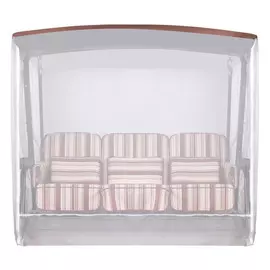 тент для качелей 225х125х175см с АМС зеленый/белый