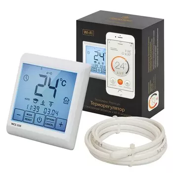терморегулятор электронный програм. wifi MCS 350, белый