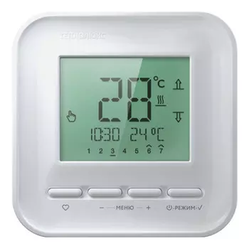 терморегулятор электронный ТЕПЛОЛЮКС 515 Б белый