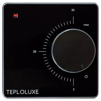 терморегулятор механический ТЕПЛОЛЮКС LC 001 черный IP20