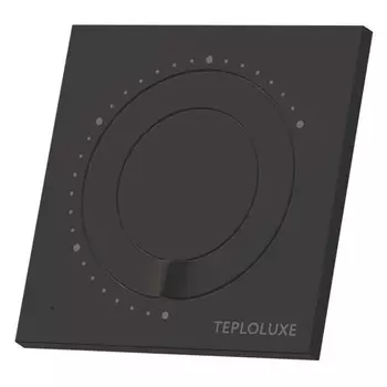 терморегулятор механический ТЕПЛОЛЮКС Solus черный