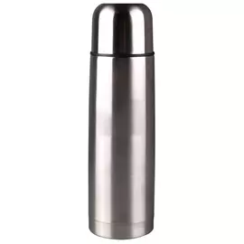 термос HITT Охота 1л кнопочн. крышка-чашка нерж.сталь