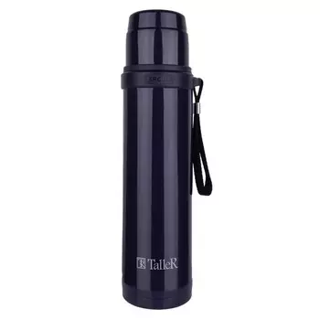 термос TALLER Грант 0,9л нопка-клапан нерж.сталь, пластик