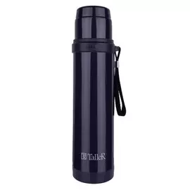 термос TALLER Гант 0,9л кнопка-клапан нерж.сталь, пластик