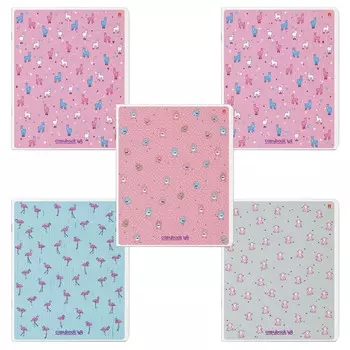 тетрадь 48л АЛЬТ Soft Touch Зефирное настроение А5 клетка в асс-те