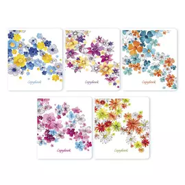 тетрадь 48л клетка А5 Цветочные фантазии в асс-те