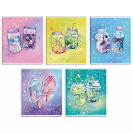 тетрадь 48л клетка А5 Коктейль в асс-те