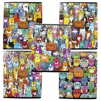 тетрадь 48л клетка А5 ПЗБМ Мордашки в асс-те