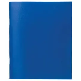 тетрадь 48л клетка А5 STAFF синяя бумвинил