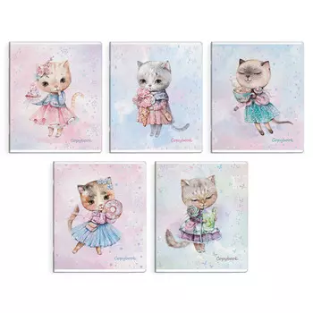 тетрадь 48л Миледи А5 клетка