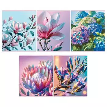 тетрадь BG Цветение 48л А5 60 г/кв.м линия