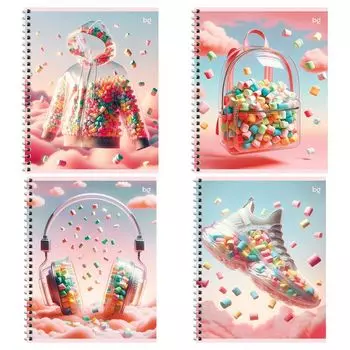 тетрадь BG Воздушный 48л А5 60 г/кв.м линия на гребне