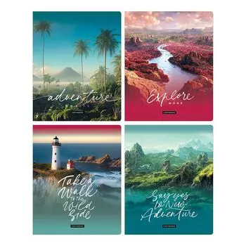 тетрадь BG Жажда Странствий 48л А5 60 г/кв.м клетка