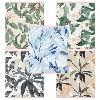 тетрадь BRAUBERG Bloom А5 96л скоба клетка