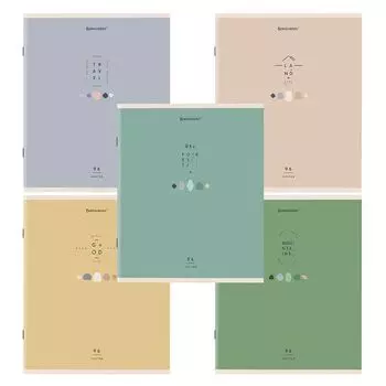 тетрадь BRAUBERG Natural А5 96л скоба линия