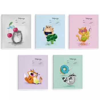 тетрадь Каламбур 12л клетка