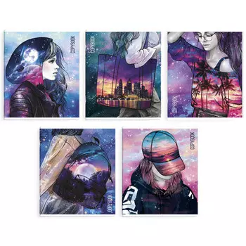 тетрадь Моя вселенная 48л клетка