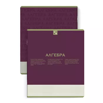 тетрадь Нескучная классика Алгебра 48 л А5+ 60 г/кв.м клетка мягкий переплёт скоба