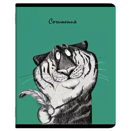 тетрадь предметная 48л линейка А5 Сочинения