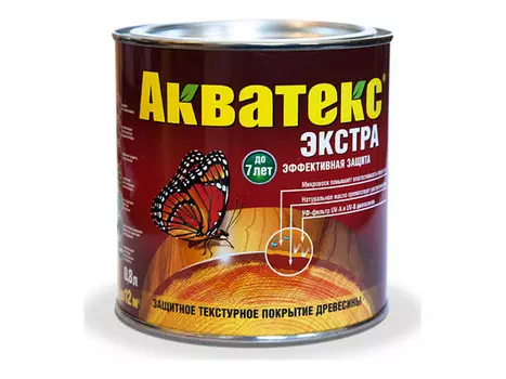 текстурное покрытие АКВАТЕКС Экстра 0,8л белое, арт.91550