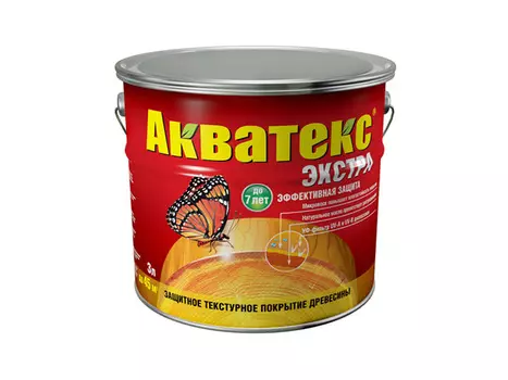 текстурное покрытие АКВАТЕКС Экстра 3л сосна, арт.90851