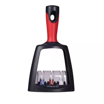 точилка для ножей MOULIN VILLA Marks трехступенчатая нерж.сталь, пластик