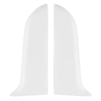 торцевые (пара) для плинтуса ИДЕАЛ Классик 55 Белый ПВХ