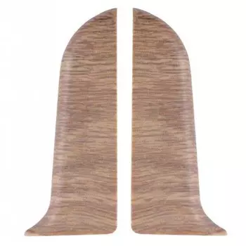 торцевые (пара) для плинтуса ИДЕАЛ Классик 55 Падук ПВХ