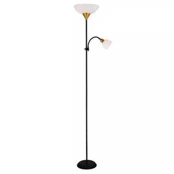 торшер ARTE LAMP Duetto E27 2х60Вт металл черный