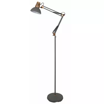 торшер CAMELION С73 Berlin 1x40Вт E27 серый/медь